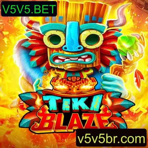 Descubra as Aventuras de TikiBlaze no Mundo de V5V5.BET